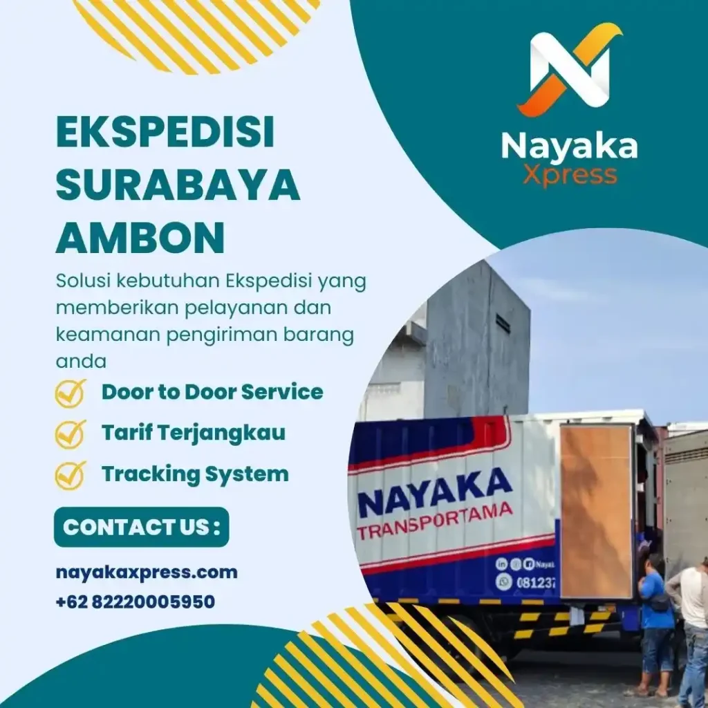 ekspedisi surabaya ambon