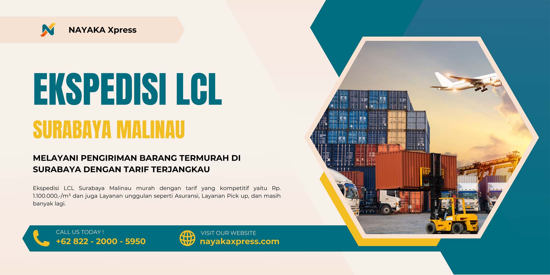 ekspedisi lcl surabaya malinau