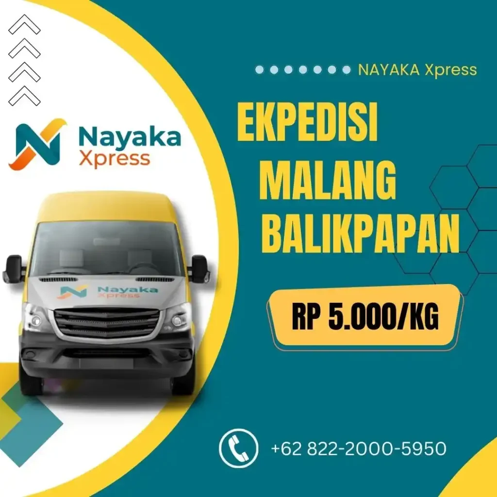 ekspedisi malang balikpapan