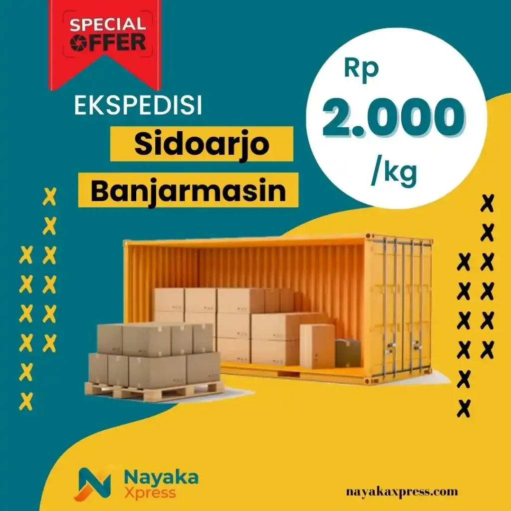ekspedisi sidoarjo banjarmasin