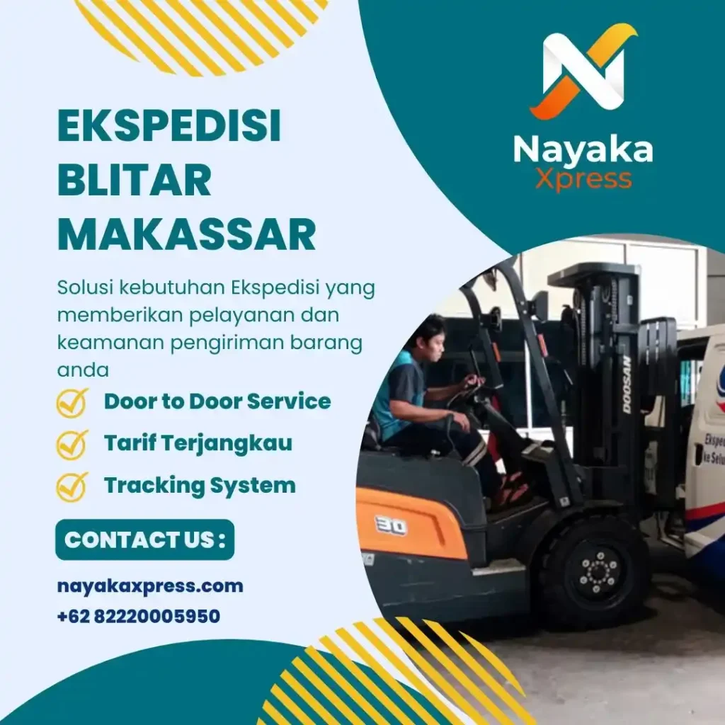 ekspedisi blitar makassar