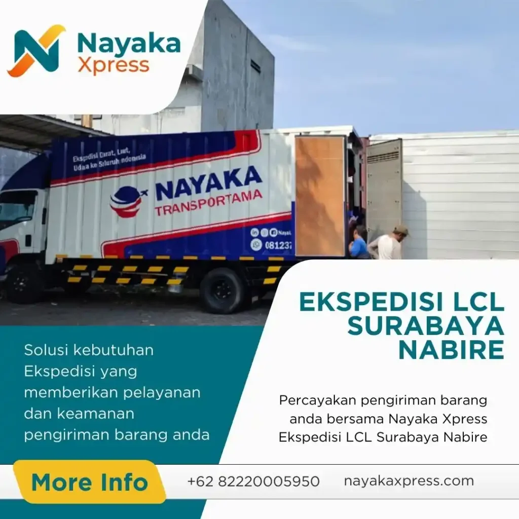 Ekspedisi LCL Surabaya Nabire