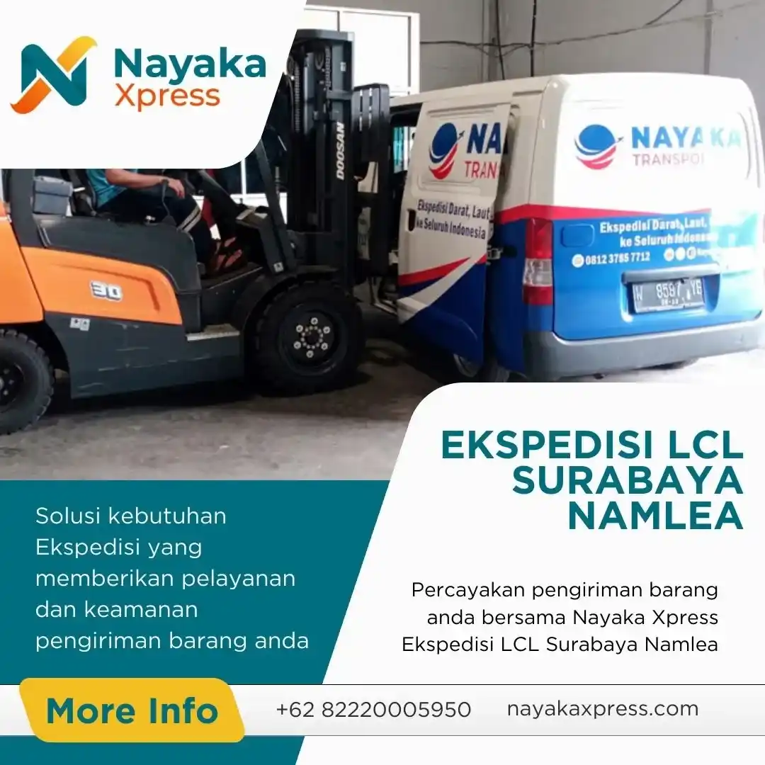 ekspedisi lcl surabaya namlea