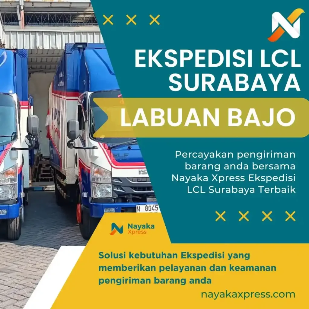 ekspedisi lcl surabaya labuan bajo