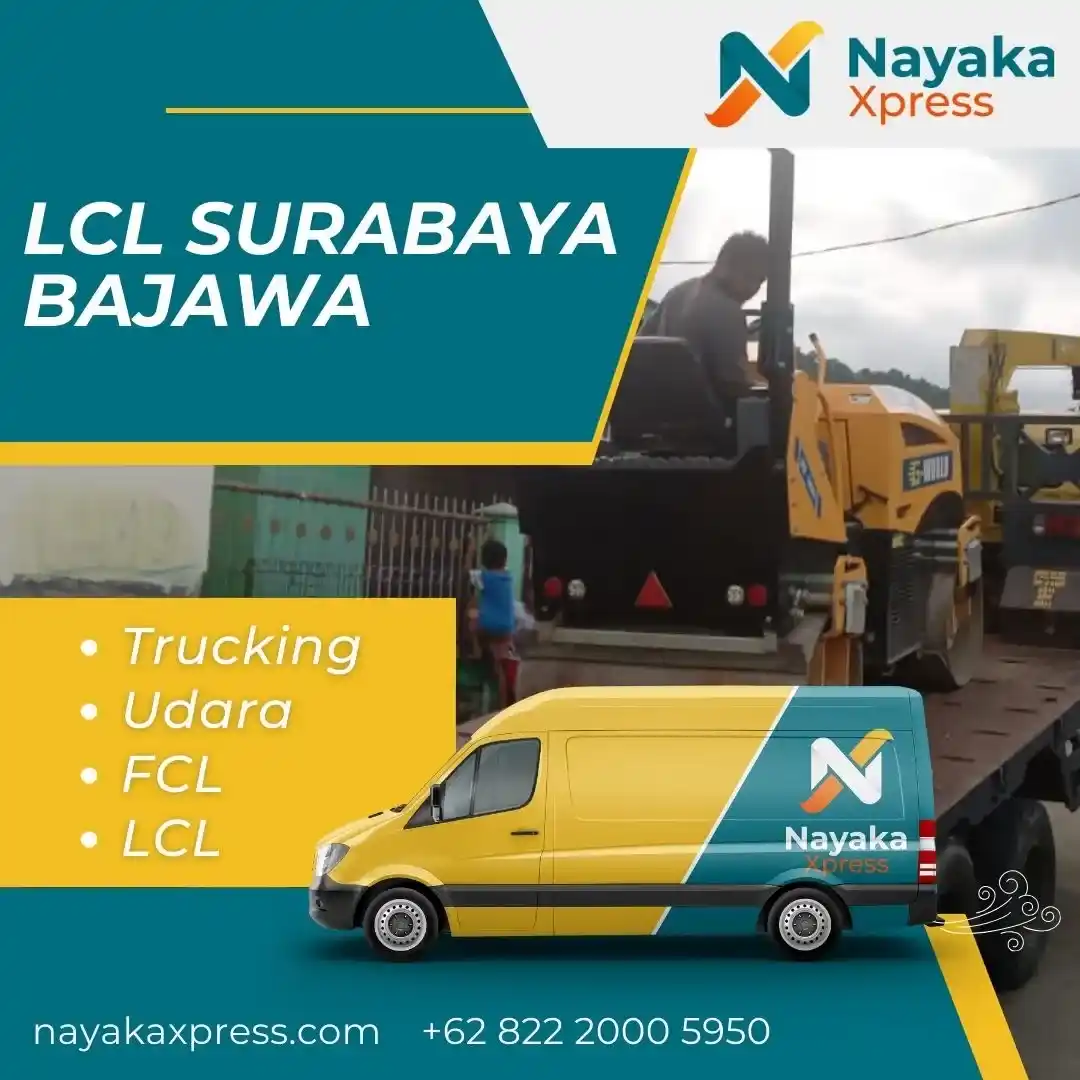 ekspedisi lcl surabaya bajawa