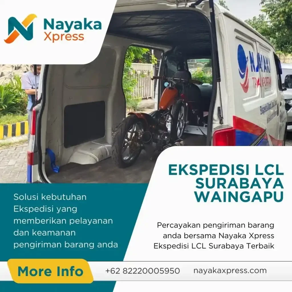 Ekspedisi LCL Surabaya Waingapu