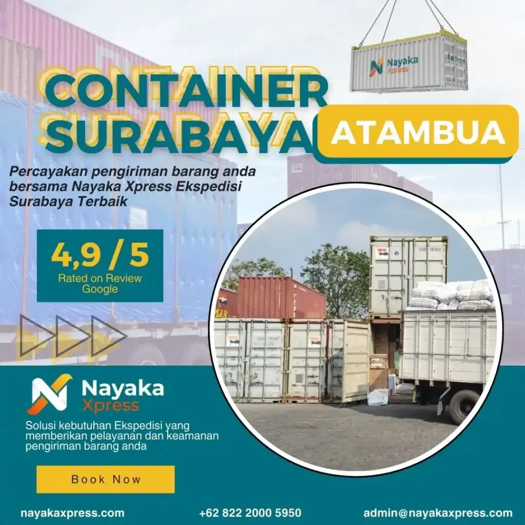 ekspedisi container surabaya atambua