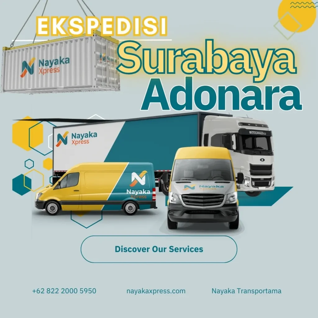 ekspedisi surabaya adonara