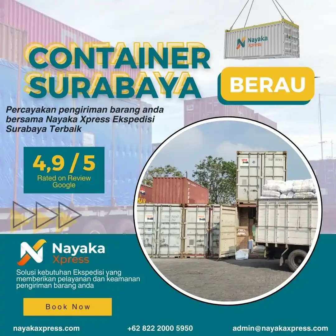 ekspedisi container surabaya berau