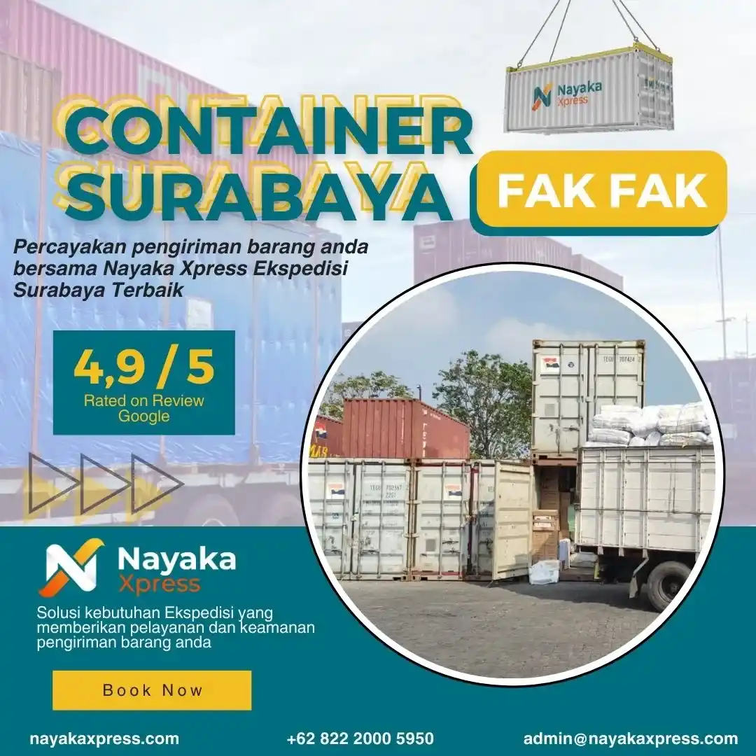 Ekspedisi Container Surabaya Fakfak