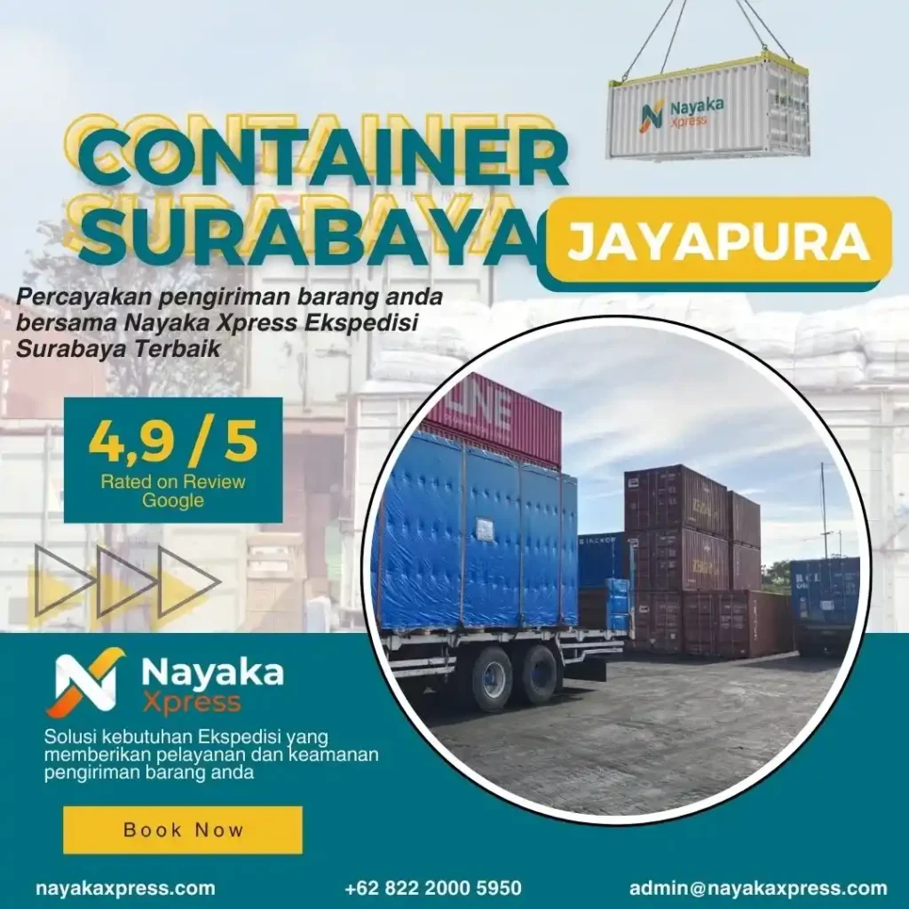 Ekspedisi Container Surabaya Jayapura
