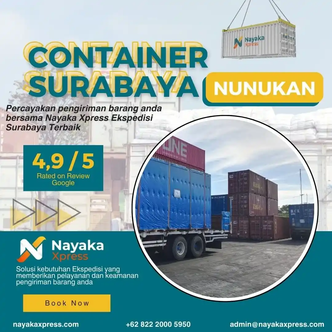 ekspedisi container surabaya nunukan