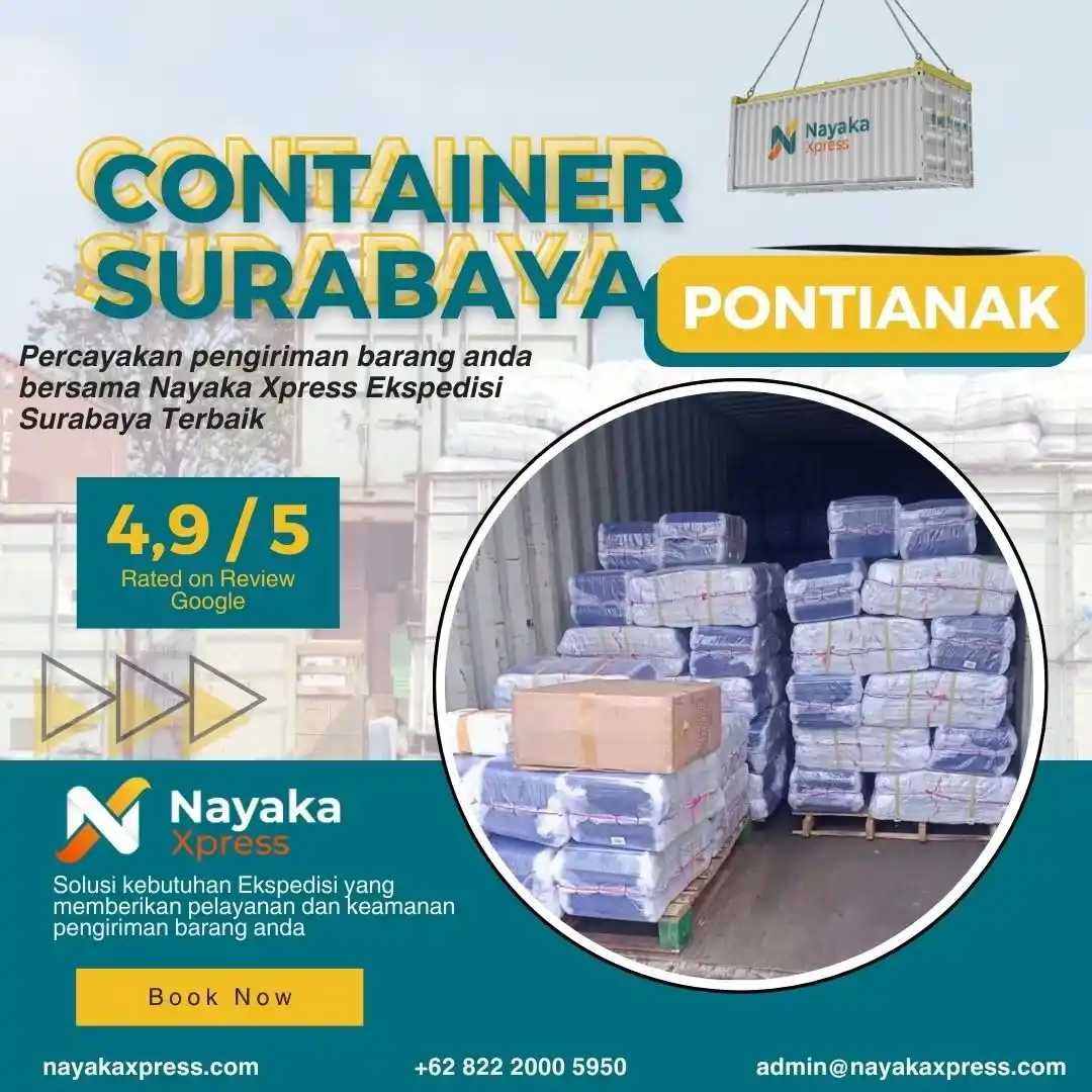 ekspedisi container surabaya pontianak