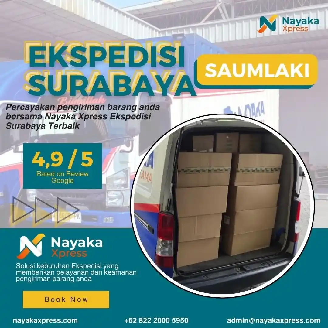 ekspedisi surabaya saumlaki