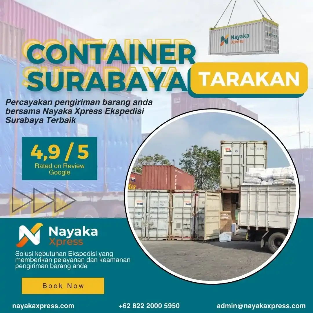 Ekspedisi Container Surabaya Tarakan