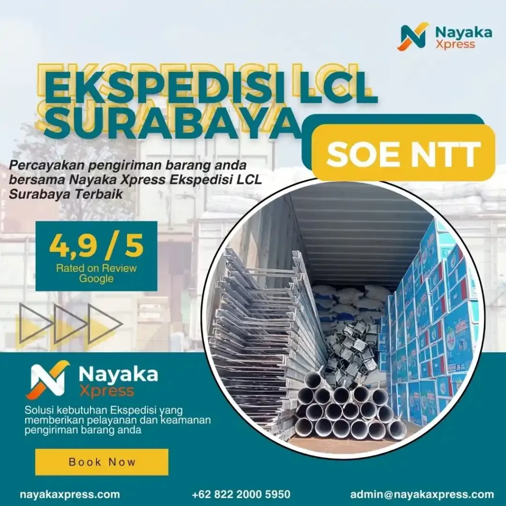 Ekspedisi LCL Surabaya Soe NTT