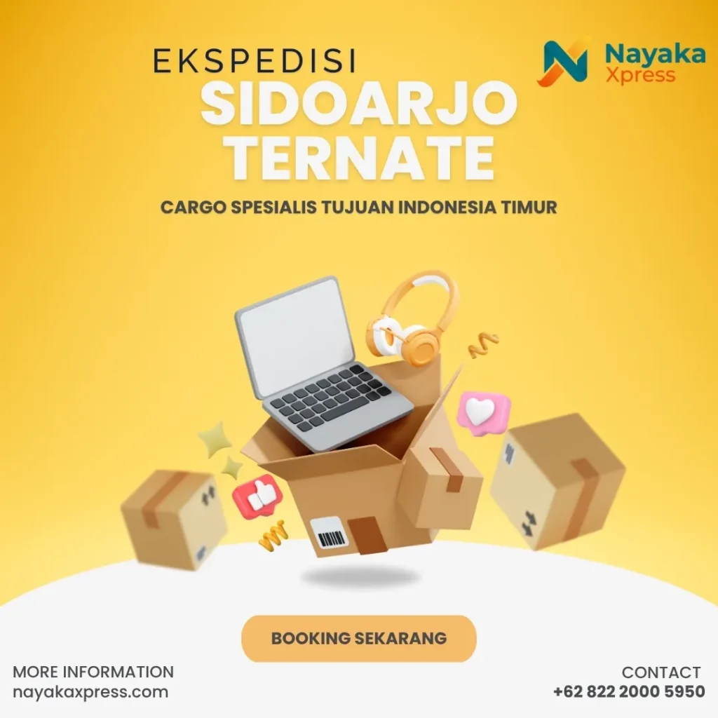 ekspedisi sidoarjo ternate