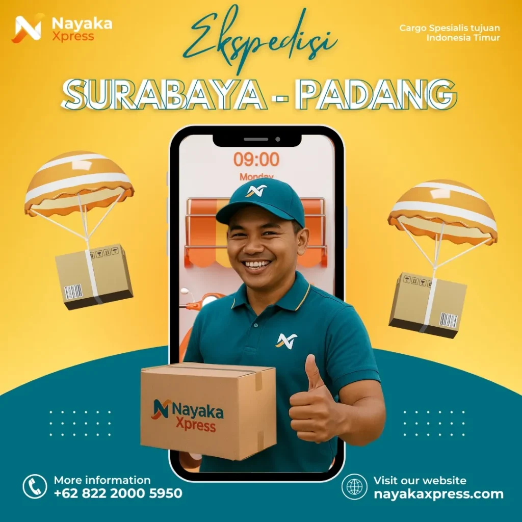ekspedisi surabaya padang